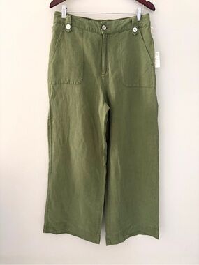 C&C California Wide Leg Linen Blend Pants – NWT – Size 12